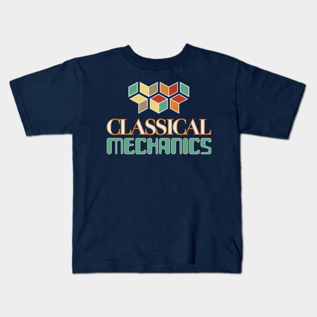 Classical Mechanics Kids T-Shirt by rocking_shirts